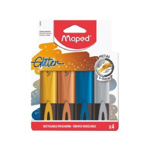 RESALTADORES MAPED PUNTA CHATA METALIZADOS BLISTERx4
