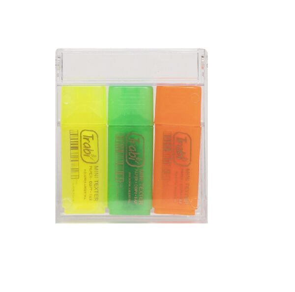 RESALTADORES TRABI MINI-TEXTER ESTUCHEX3