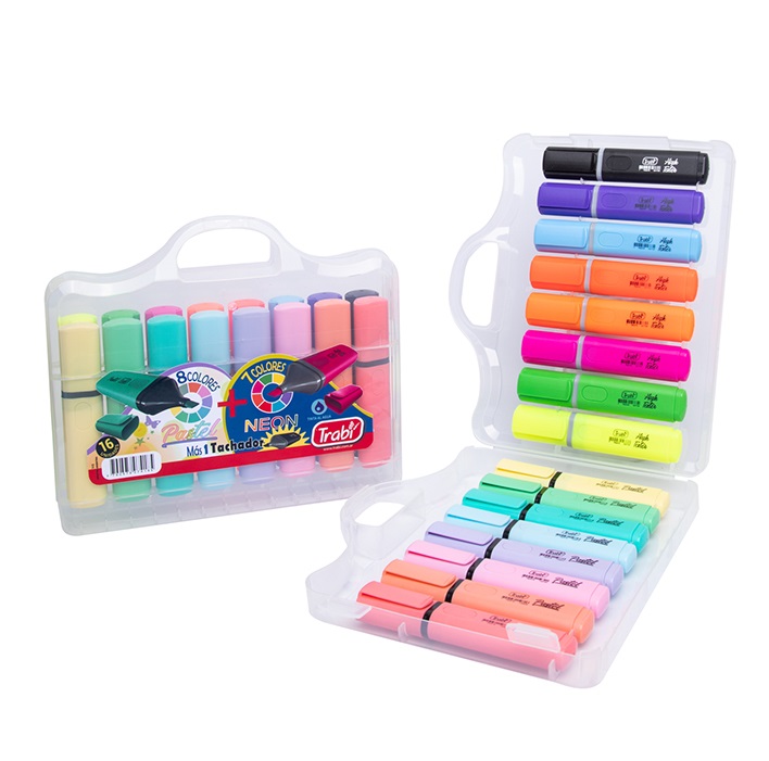 RESALTADORES TRABI HIGH TEXTER VALIJITAx16 SURTIDOS