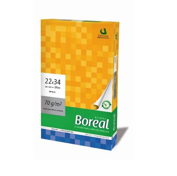 RESMAS 22x34 70Gr.  BLANCO BOREAL