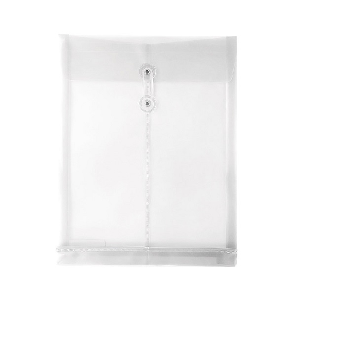 SOBRES DE POLIPROPILENO C/HILO OFICIO TRANSPARENTE 104/FC DUNSON