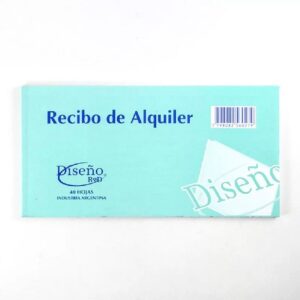 TALONARIOS RECIBO DE ALQUILER 30 HOJAS 21x10 CM ASTRONAUTA