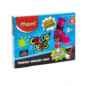 TEMPERAS CAJAx10 POMOS DE 8 cm3 MAPED