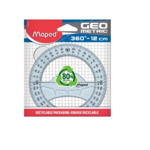 TRANSPORTADORES MAPED 360o/12cm