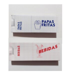 VALES POR AGUA MINERAL 100 HOJAS 11x4 CM