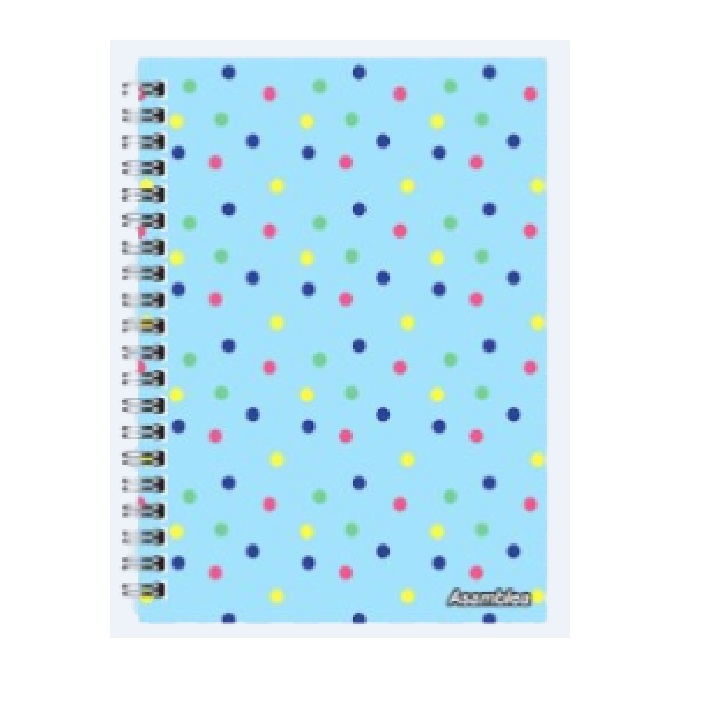 CUADERNOS ESPIRAL CUARTA TAPA DURA  96 HOJAS RAY.  FANTASIA - Leysa - COLOR_1