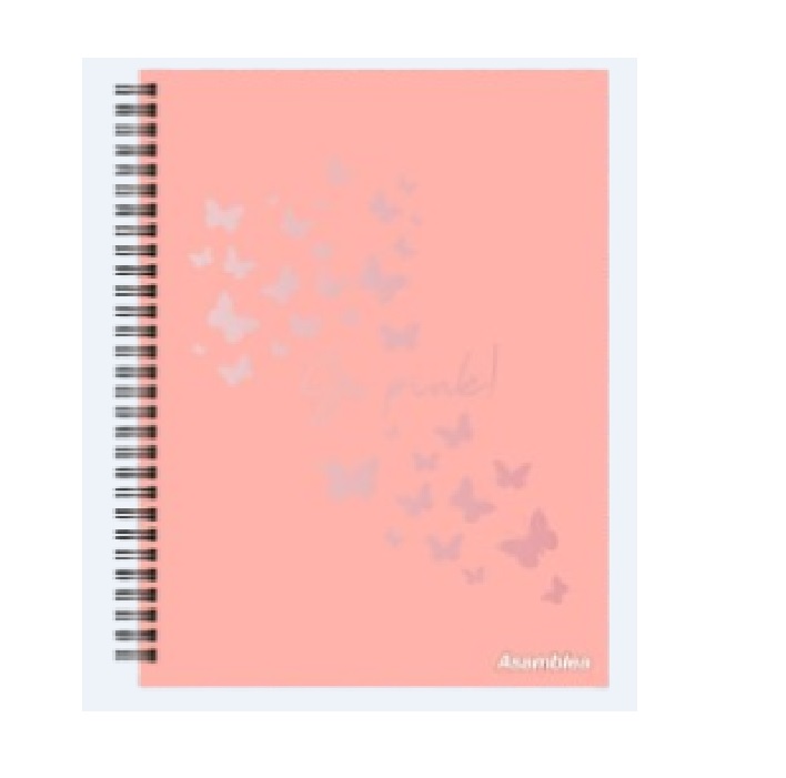 CUADERNOS ESPIRAL CUARTA TAPA DURA  96 HOJAS RAY.  FANTASIA - Leysa - PASTEL_2