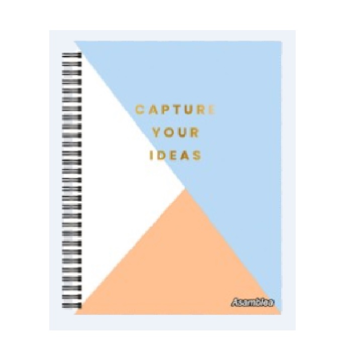 CUADERNOS ESPIRAL CUARTA TAPA DURA  96 HOJAS RAY.  FANTASIA - Leysa - TRIANGULO_1