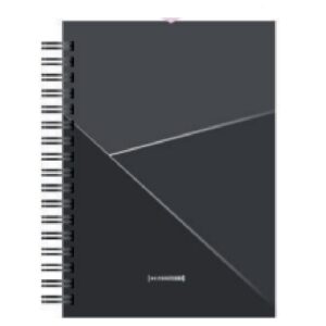 AGENDAS PUNTO CERO 15x21cm ESPIRALADA DIA POR PAGINA BE  POSITIVE-GRIS
