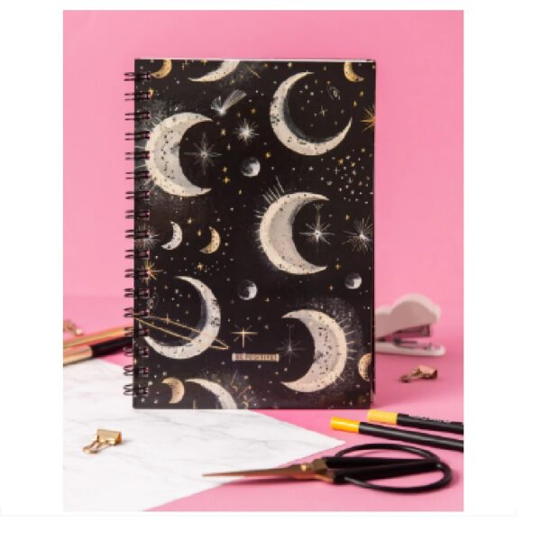 AGENDAS PUNTO CERO 15x21cm ESPIRALADA SEMANA/VISTA BE POSITIVE-LUNAS