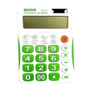 CALCULADORA DE ESCRITORIO 13x18cm 12 DIGITOS WT35 WEIDA