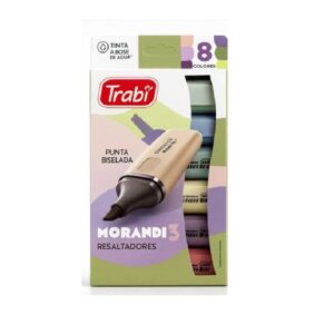 RESALTADORES TRABI PUNTA CHATA MORANDI-3 BLISTERx8 COLORES