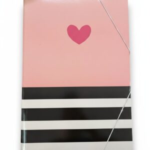 CARPETAS CON ELASTICO 3 SOLAPAS OFICIO FANTASIA ONIX