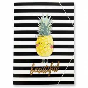 CARPETAS CON ELASTICO 3 SOLAPAS OFICIO FANTASIA FW