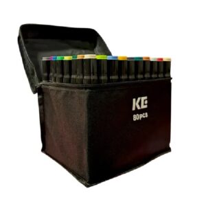 MARCADORES PERMANENTES DOBLE PUNTA ESTUCHEX80 KENDRA