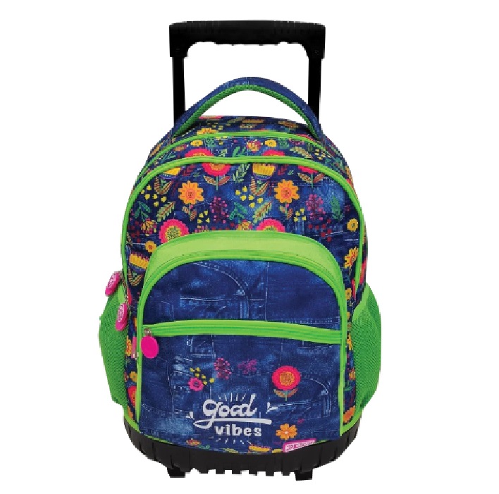 MOCHILAS 18 QiWi CON CARRO - VERDE