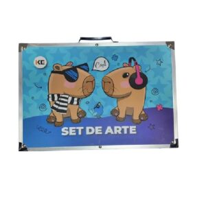 DIDACTICOS SET DE ARTE VALIJA CAPIBARA 145 PIEZAS KENDRA